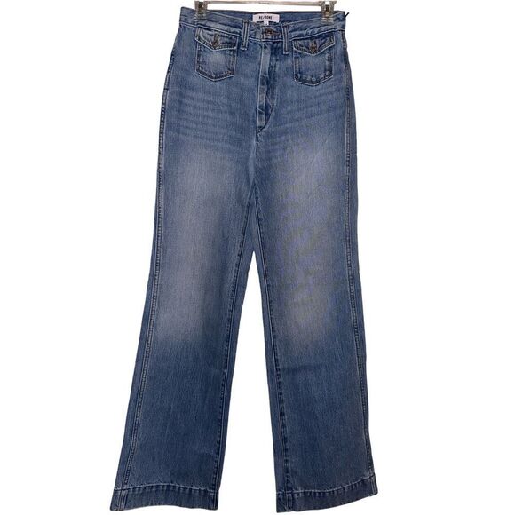 Re/Done | NWTs 70s Ultra High Rise Stove Pipe Jeans Size 25 - Picture 1 of 8
